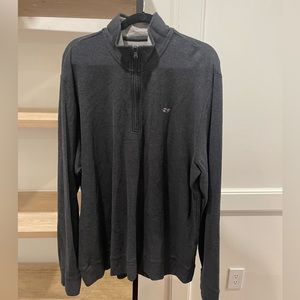 Vineyard Vines Dark Gray Pullover with zipper